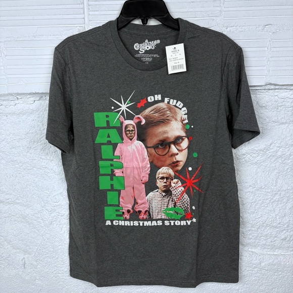NWT A Christmas Story Ralphie oh fudge Graphic T-Shirt size medium - Picture 3 of 7